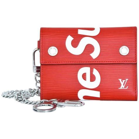 lv supreme chain wallet replica|louis vuitton wallet color.